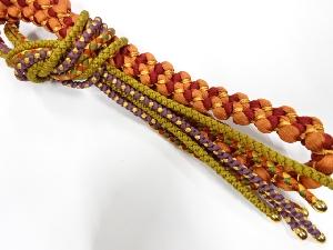 正絹　手組帯締め